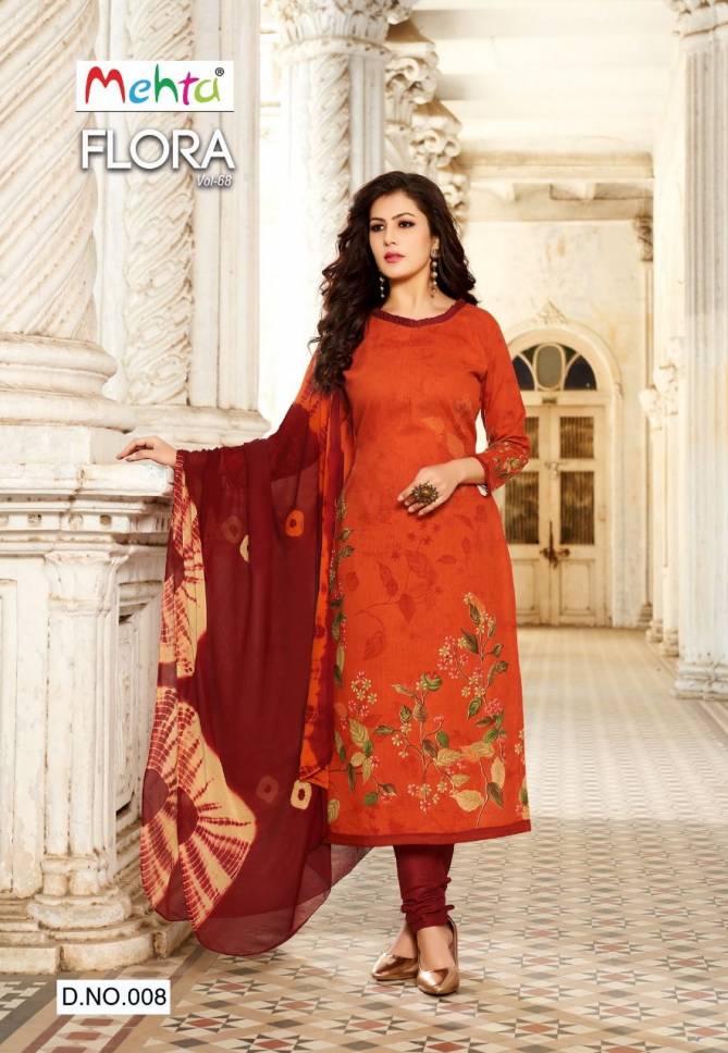 Mehta Flora 68 Cotton Printed Casual Daily Wear Dress Material Collection 